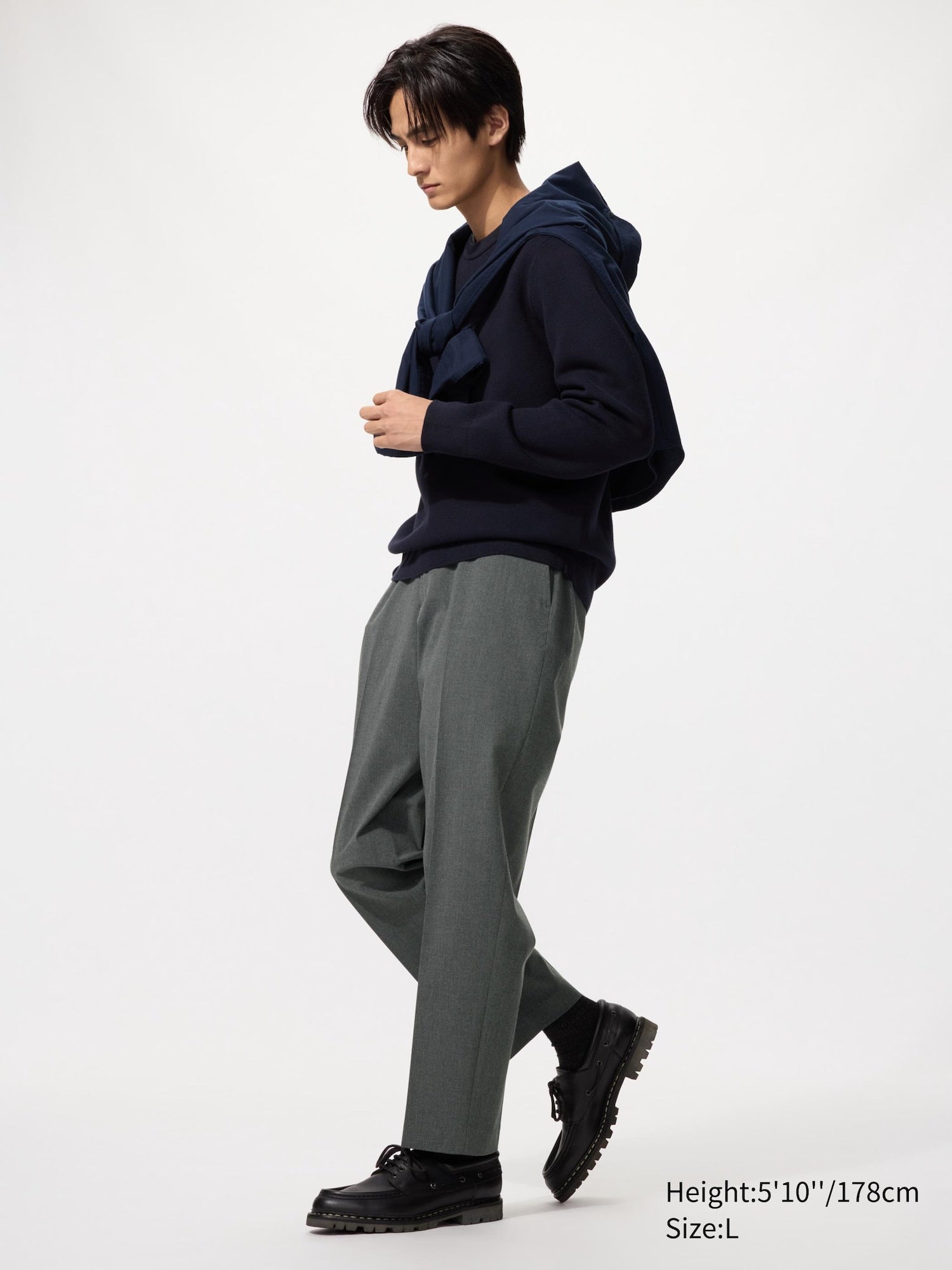 Smart Ankle Pants (Regular Length) - GRAY