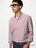 Broadcloth Shirt Long Sleeve Striped - GREEN