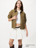 Pleated Skort - OFF WHITE