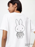 miffy in bloom UT (Short Sleeve Graphic T-Shirt) - WHITE