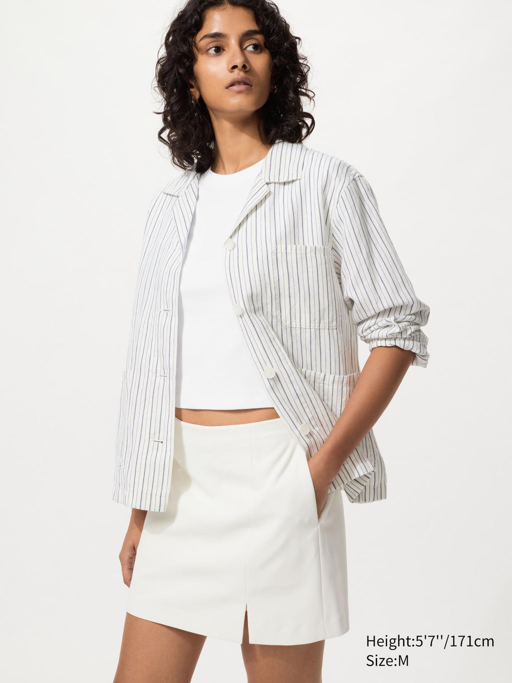 Slit Skort - OFF WHITE