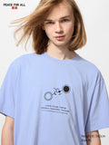 PEACE FOR ALL Honjo Short Sleeve T-Shirt - BLUE