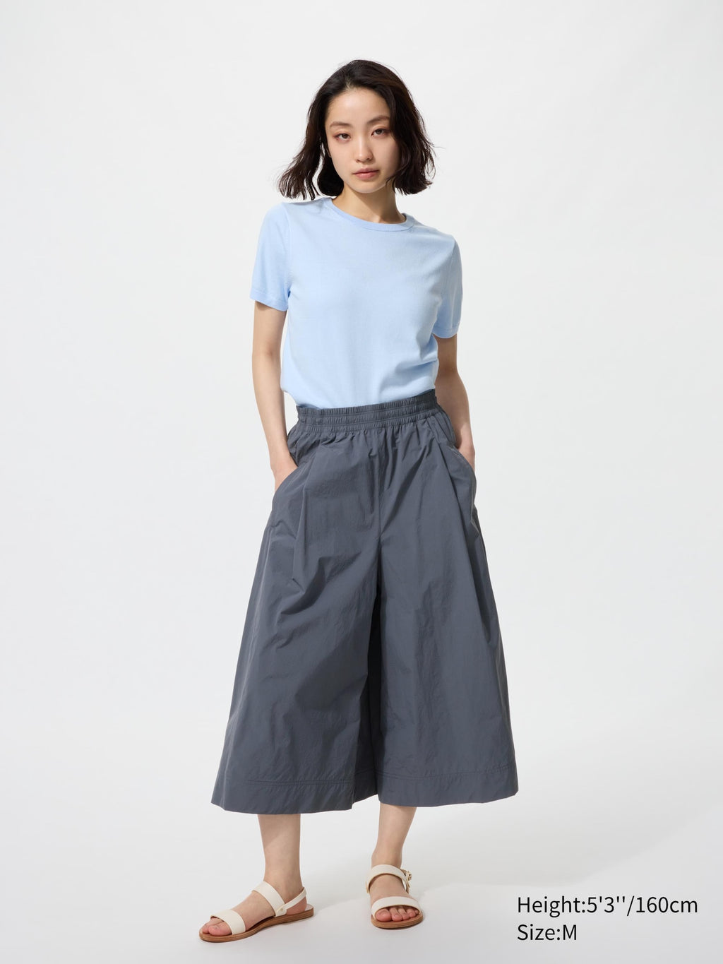 Nylon Culotte (Shorter Length) - BLACK