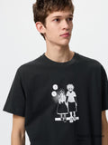 MANGA 100th UT - HUNTER x HUNTER (Short Sleeve Graphic T-Shirt) - BLACK