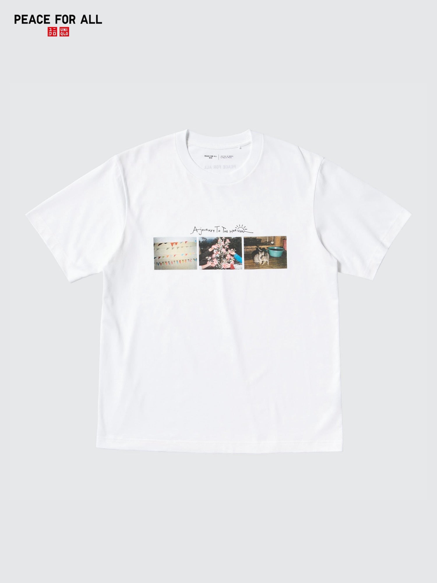 PEACE FOR ALL Magnum Photos (Short Sleeve Graphic T-Shirt) - WHITE