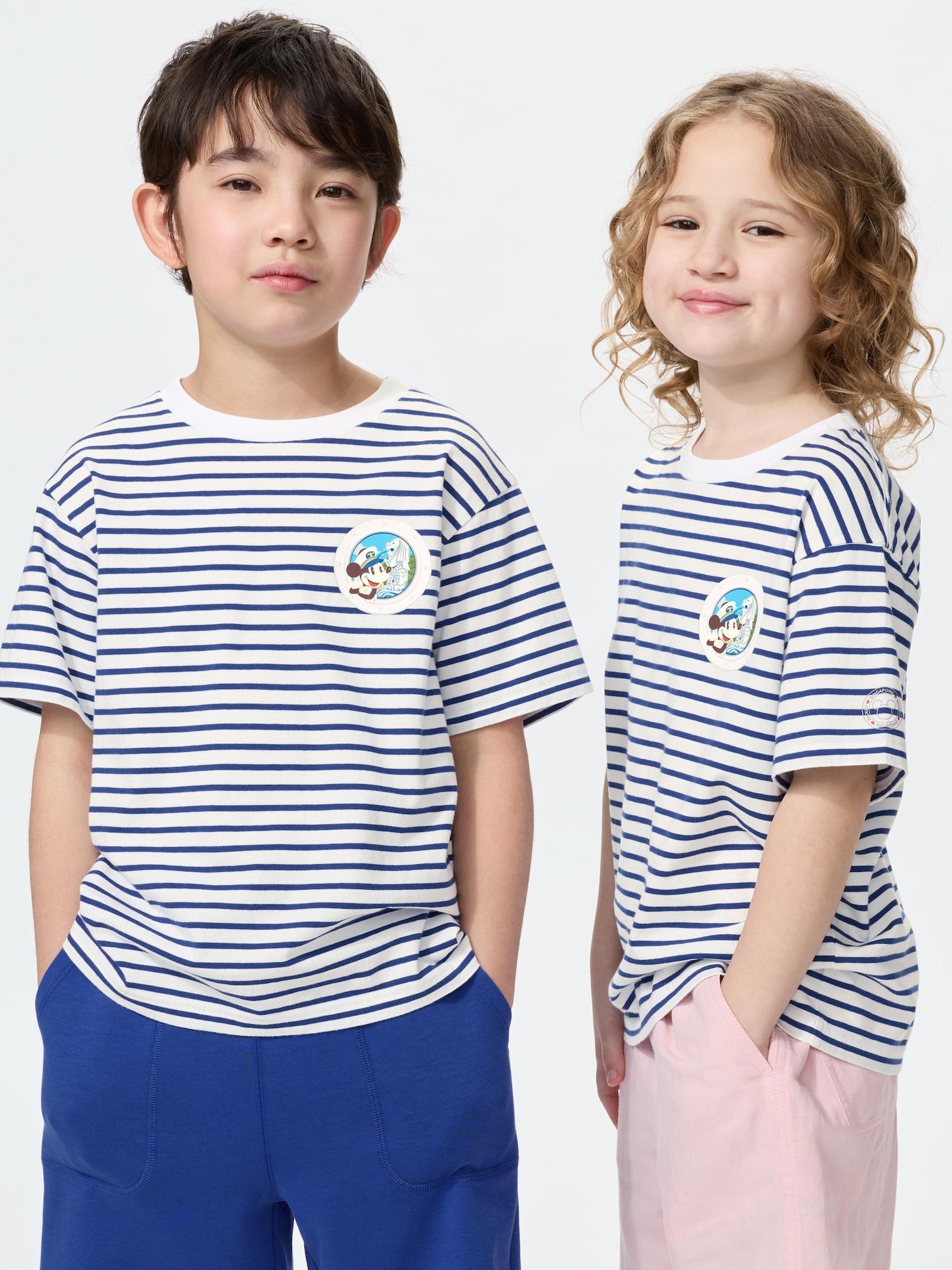 KIDS Mickey Mouse in Singapore UT (Short Sleeve Graphic T-Shirt) - WHITE