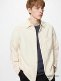 Flannel Long Sleeve Shirt - OFF WHITE