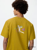 Ukiyo-e Animals UT (Short Sleeve Graphic T-Shirt) - YELLOW