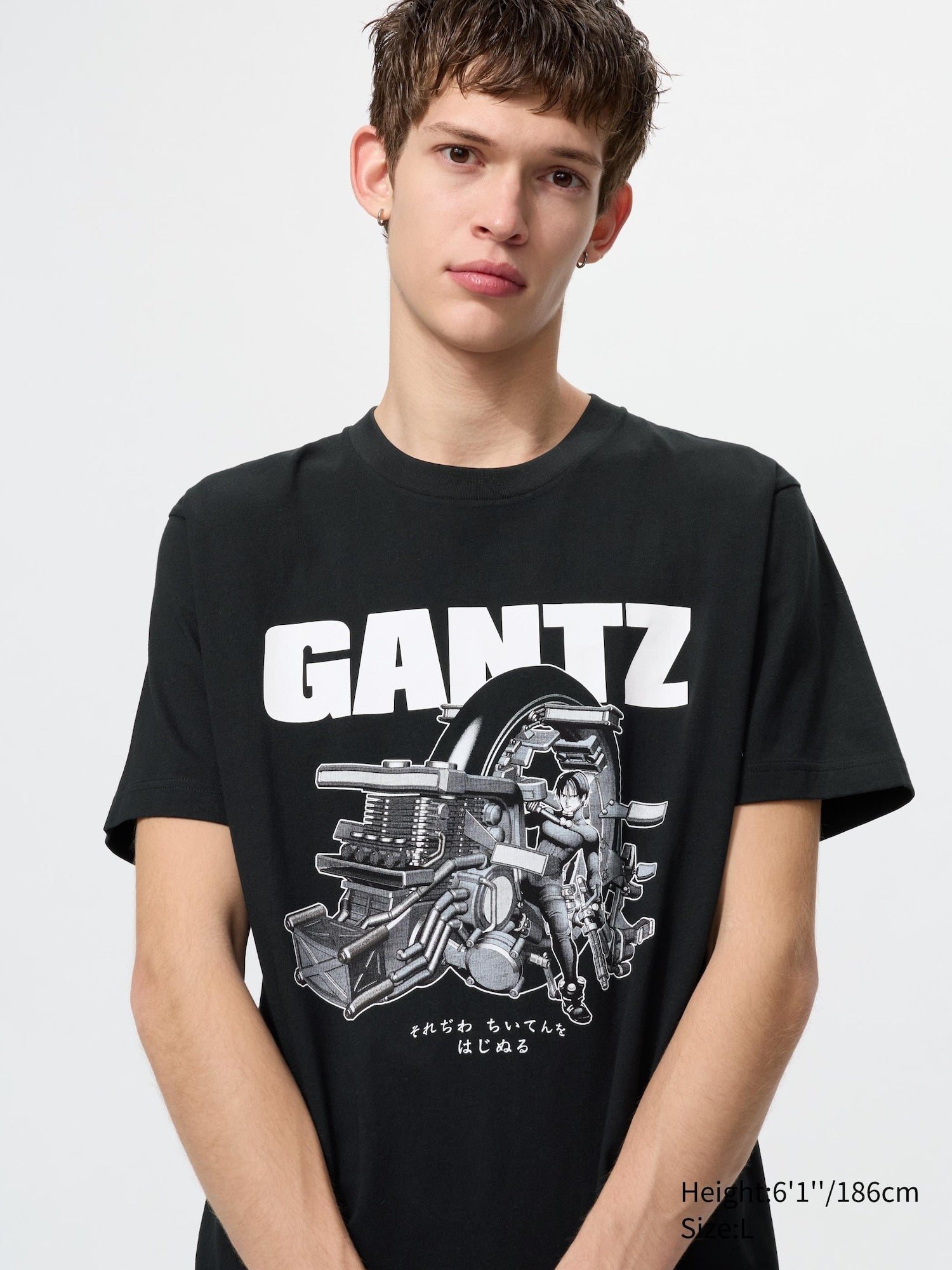 MANGA 100th UT - GANTZ (Short Sleeve Graphic T-Shirt) - BLACK