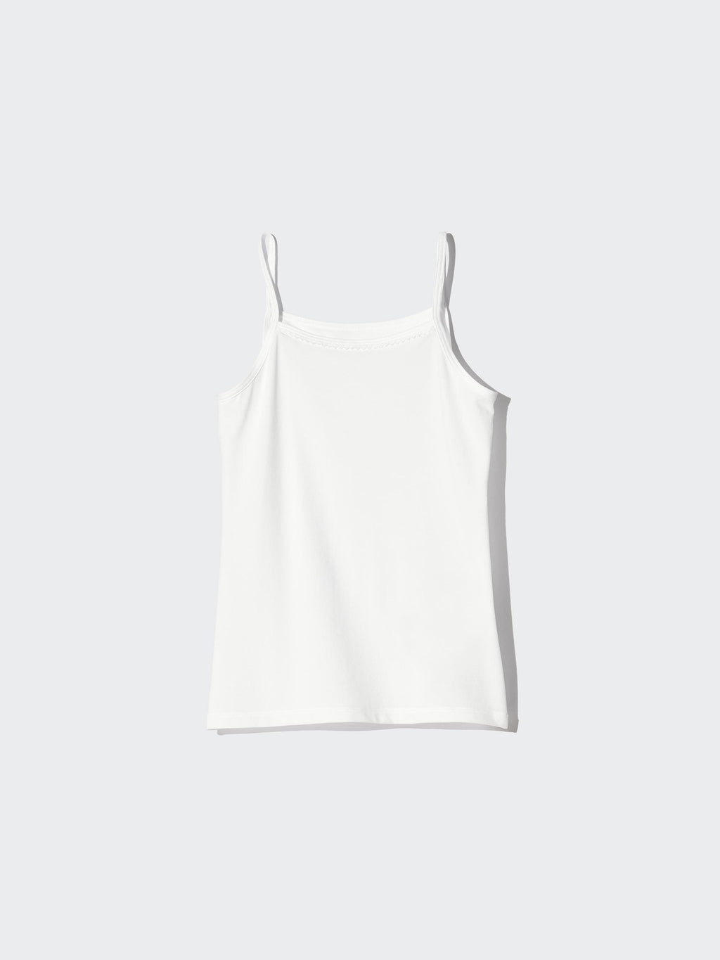 GIRLS AIRism Cotton Blend Camisole - WHITE