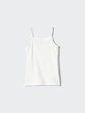 GIRLS AIRism Cotton Blend Camisole - WHITE
