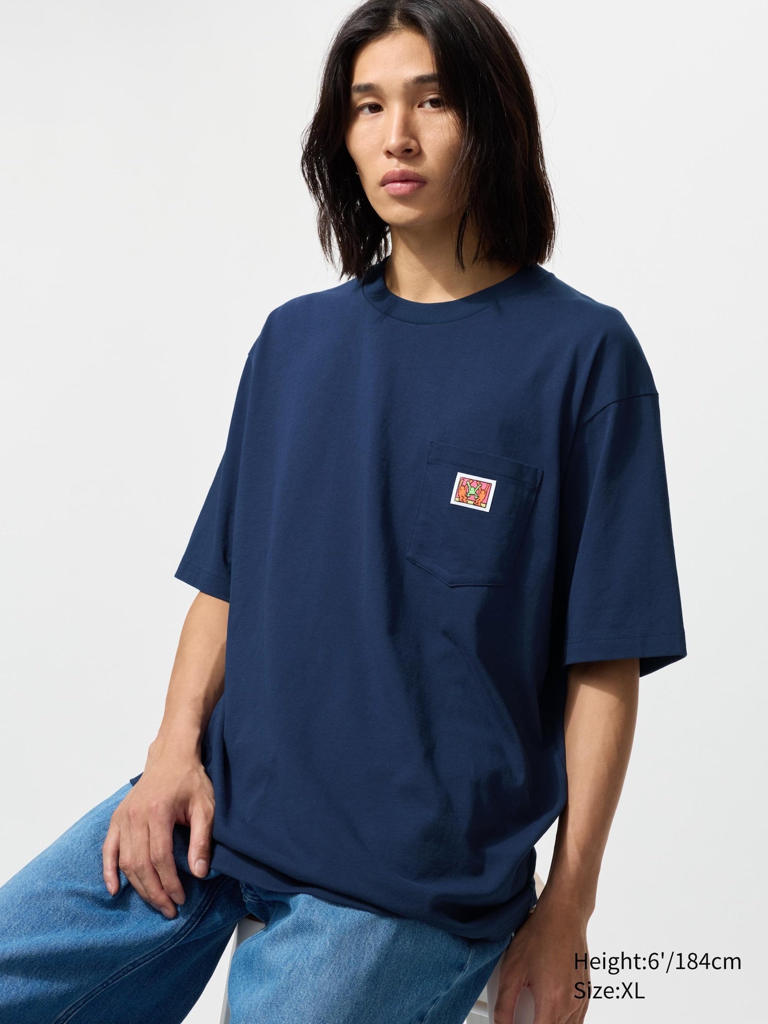 NY POP ART UT (Short Sleeve Graphic T-Shirt) - BLUE