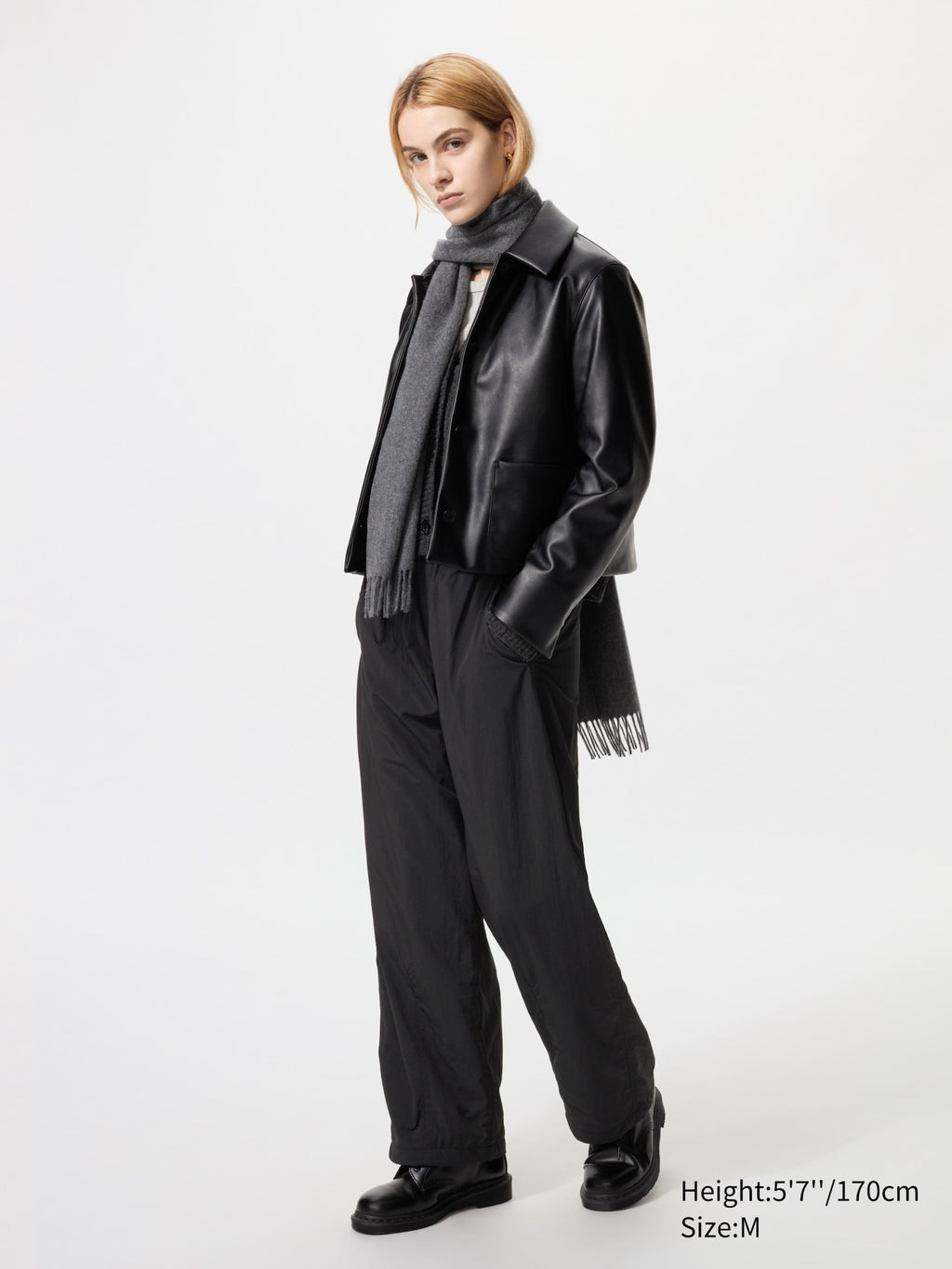 Warm Lined Pants (Regular Length) - BLACK