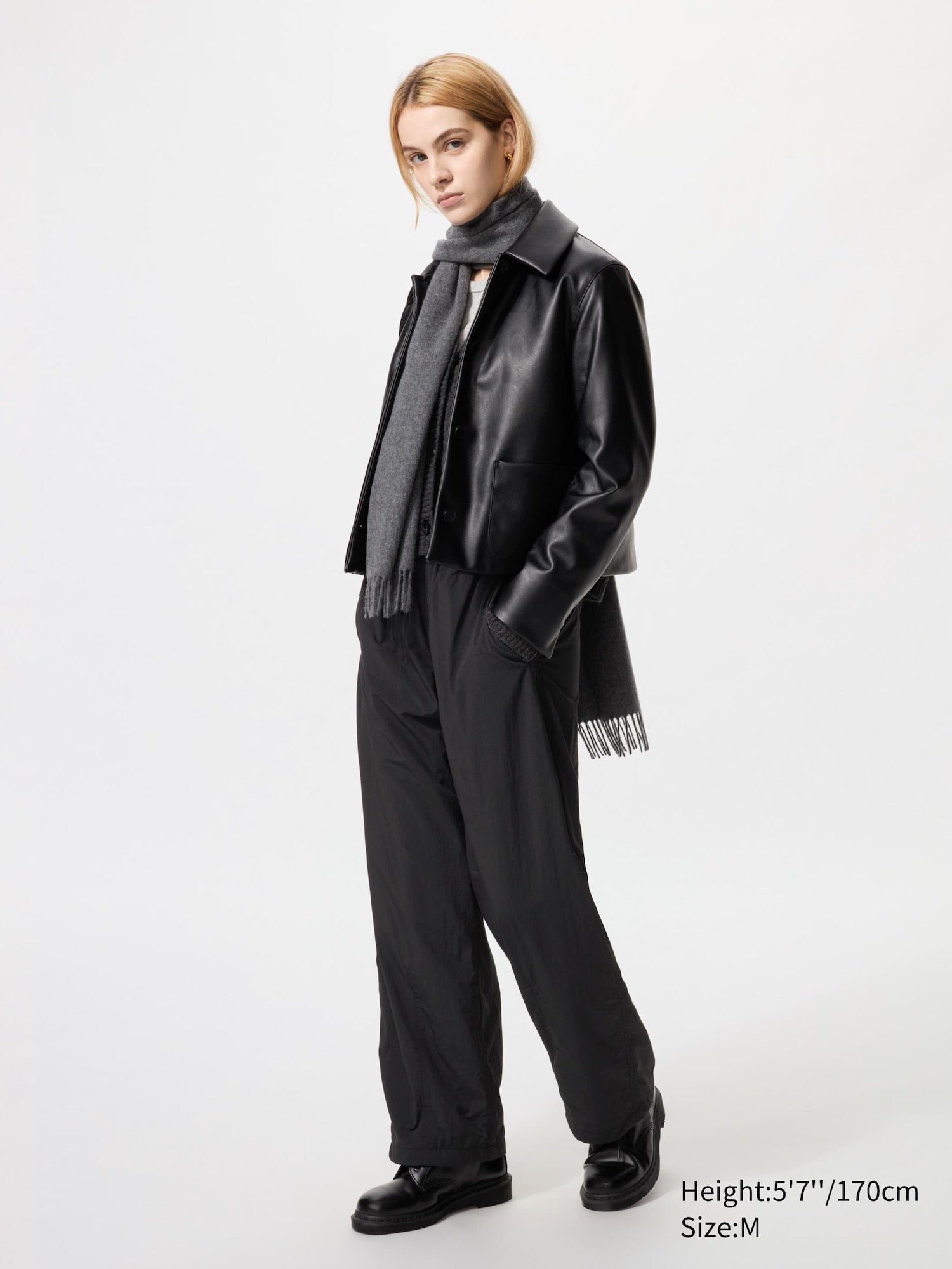 Warm Lined Pants (Regular Length) - BLACK