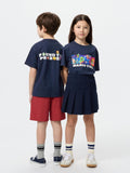 KIDS The Super Mario Galaxy Movie UT (Short Sleeve Graphic T-Shirt) - NAVY