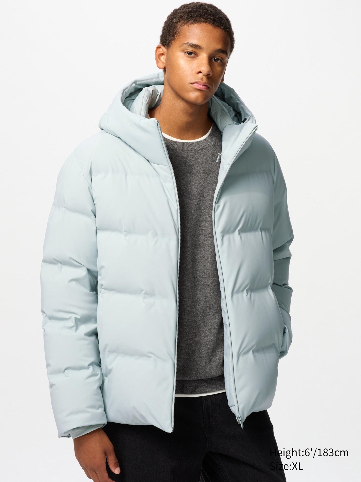 Seamless Down Parka - NAVY
