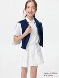 GIRLS Utility Mini Skort - GRAY