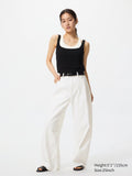 Baggy Curve Jeans - WHITE