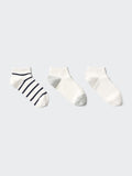 Short Socks 3 Pairs - OFF WHITE