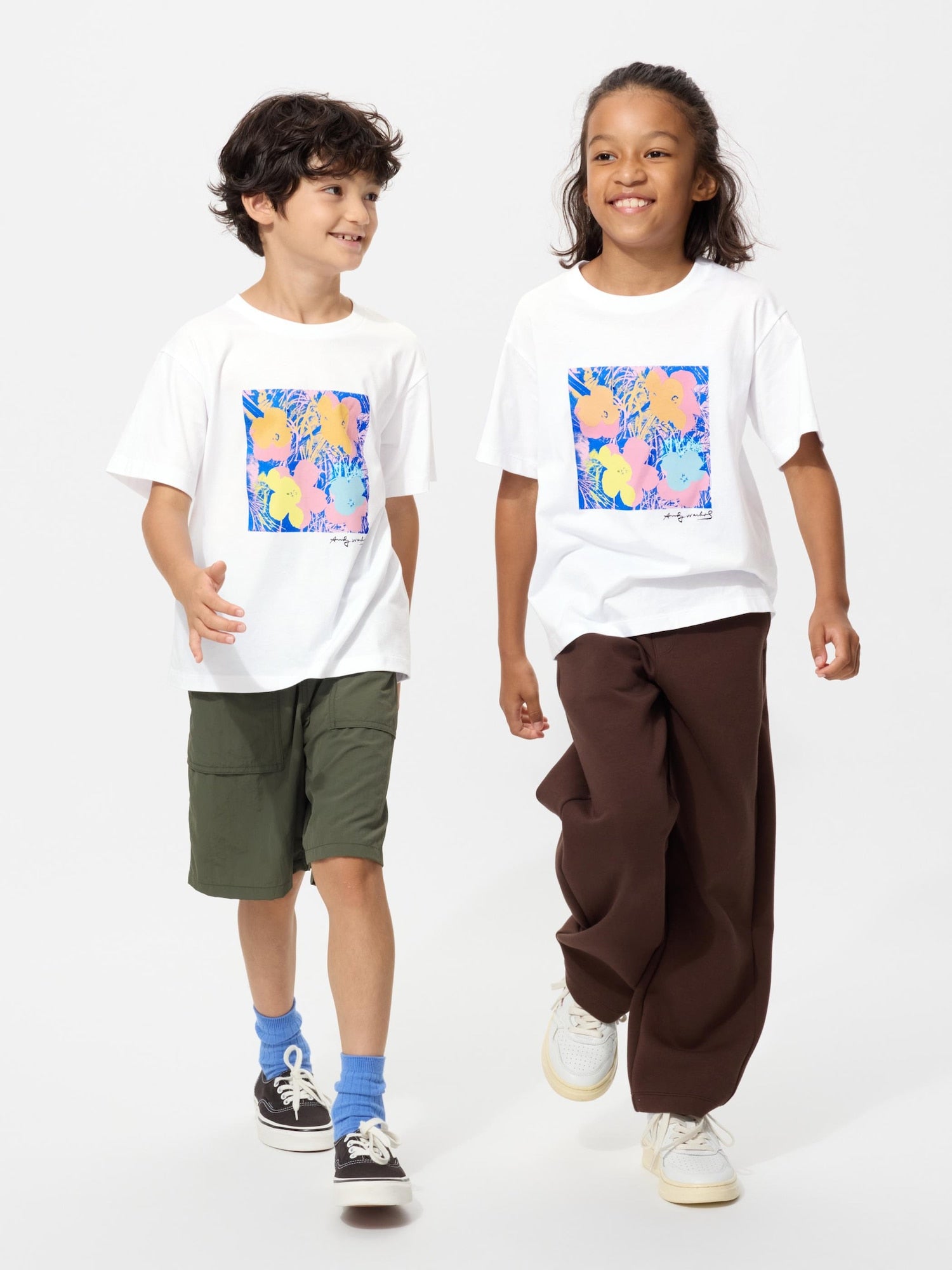 KIDS NY POP ART UT (Short Sleeve Graphic T-Shirt) - WHITE