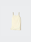 GIRLS AIRism Cotton Blend Camisole - YELLOW