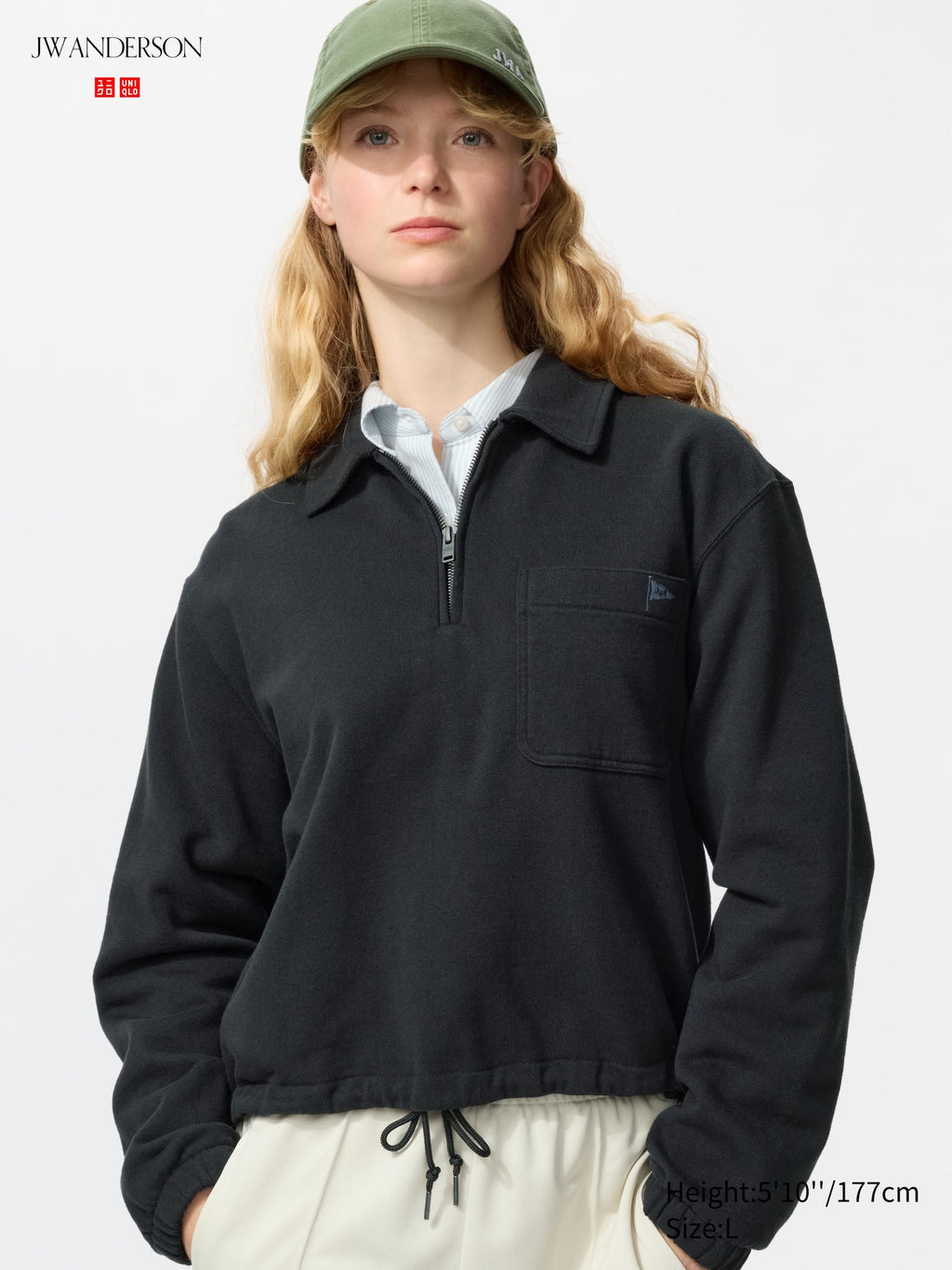 Half Zip Sweat Shirt - image 2