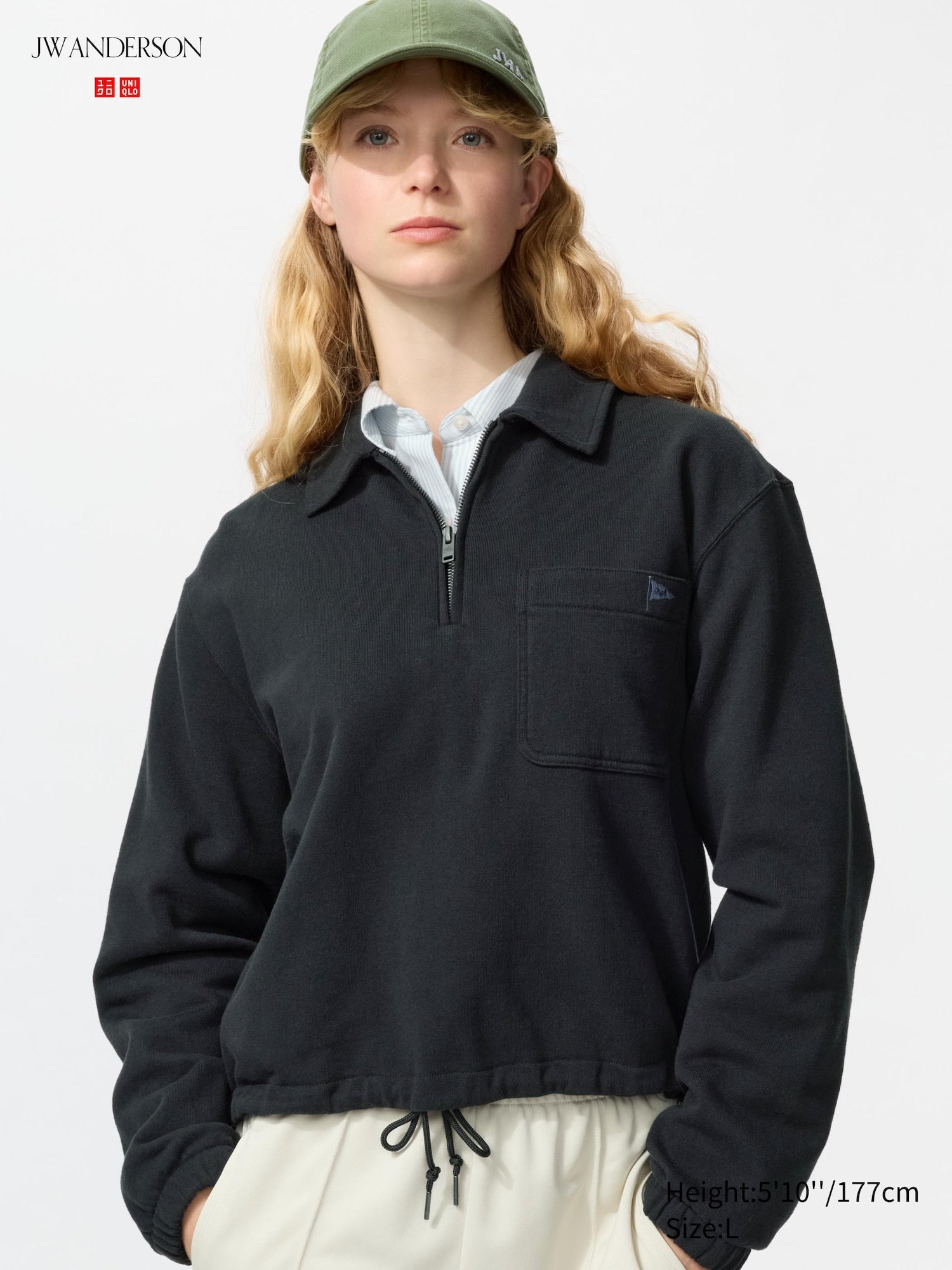 Half Zip Sweat Shirt - image 2