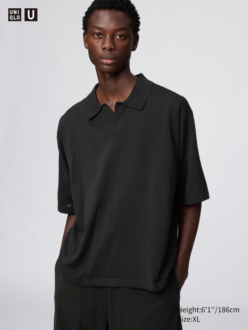 Skipper Polo Sweater - DARK GRAY
