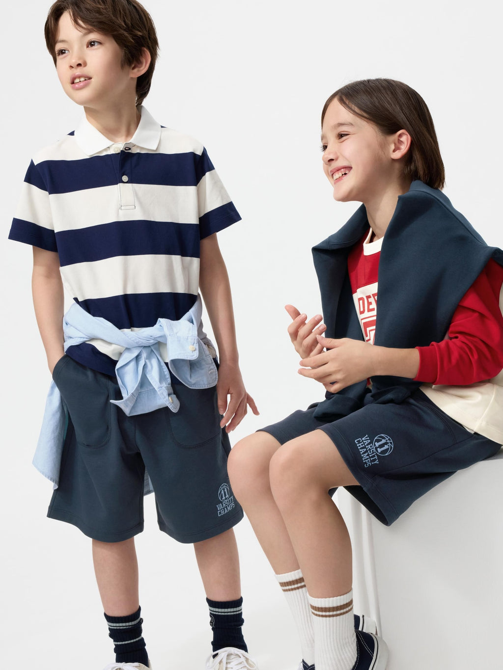KIDS AIRism Cotton Half Pants - GREEN
