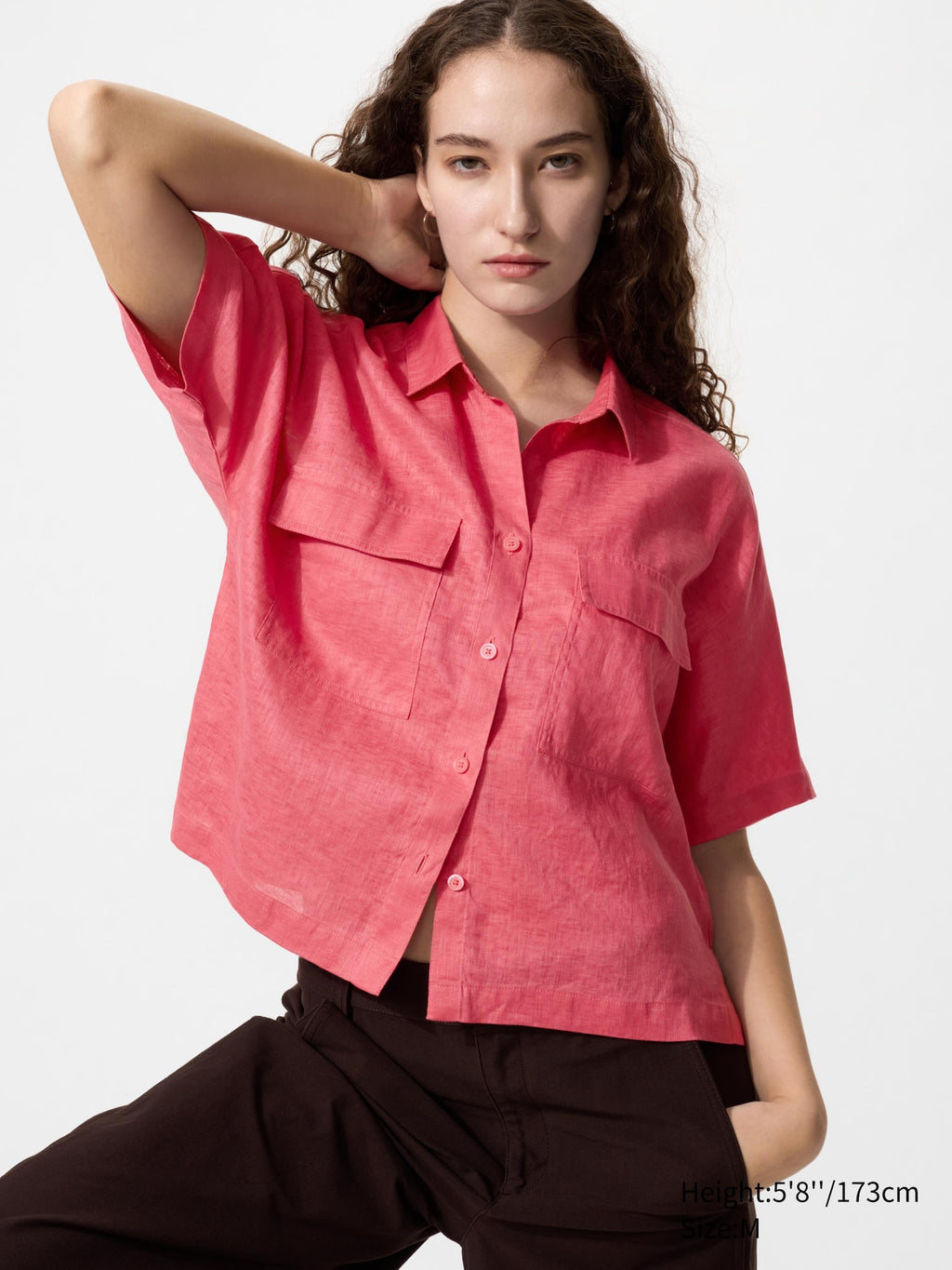 Premium Linen Skipper Boxy Shirt - WHITE