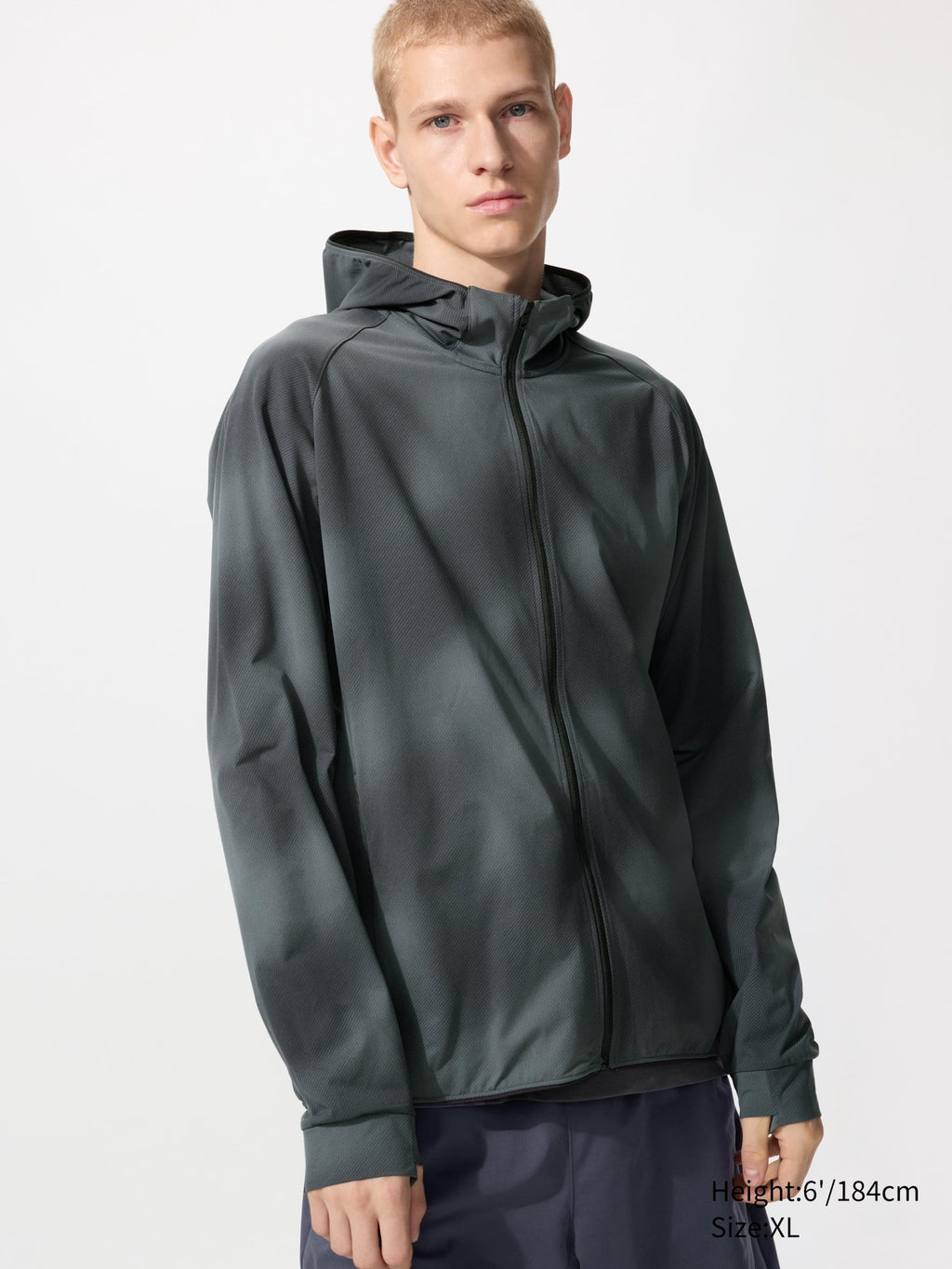 DRY-EX UV Protection Full-Zip Hoodie - GRAY