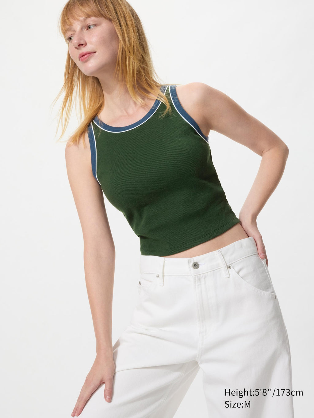 Ribbed Cropped Bra Top - GRAY