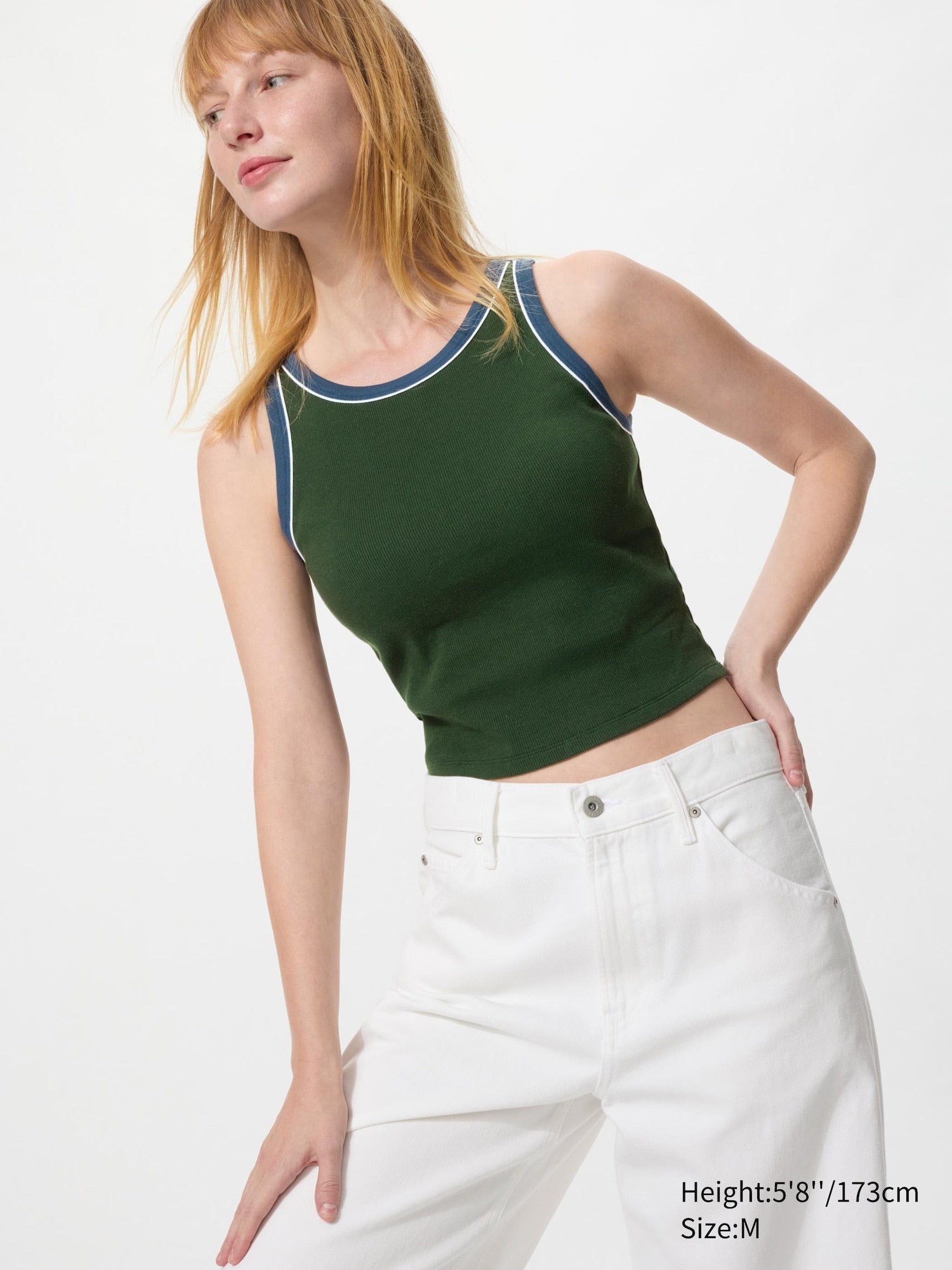 Ribbed Cropped Bra Top - GRAY