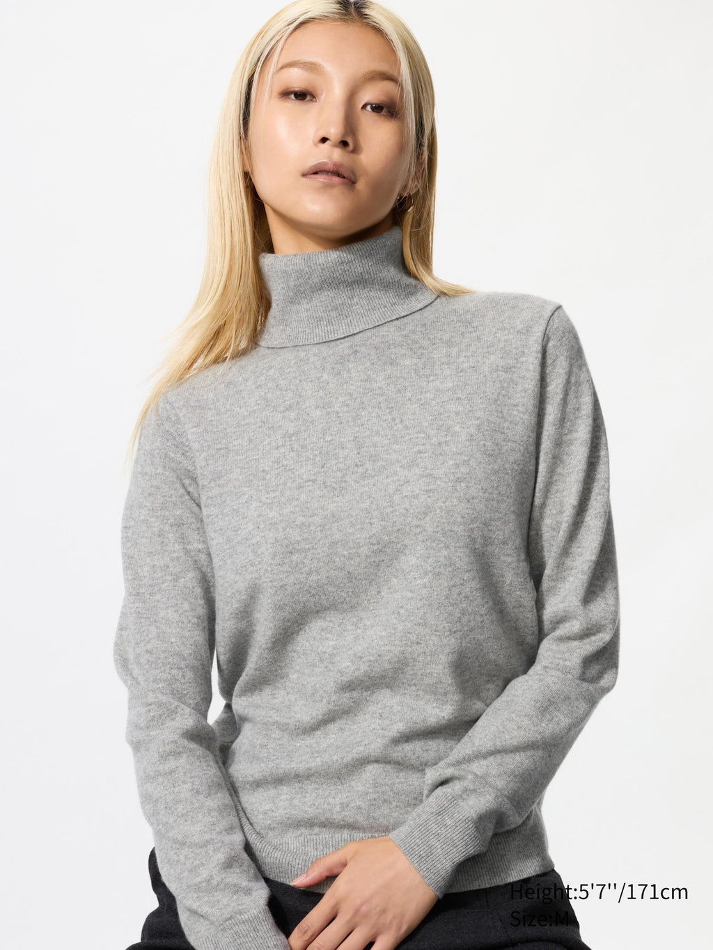 Cashmere Turtle Neck Sweater - OLIVE