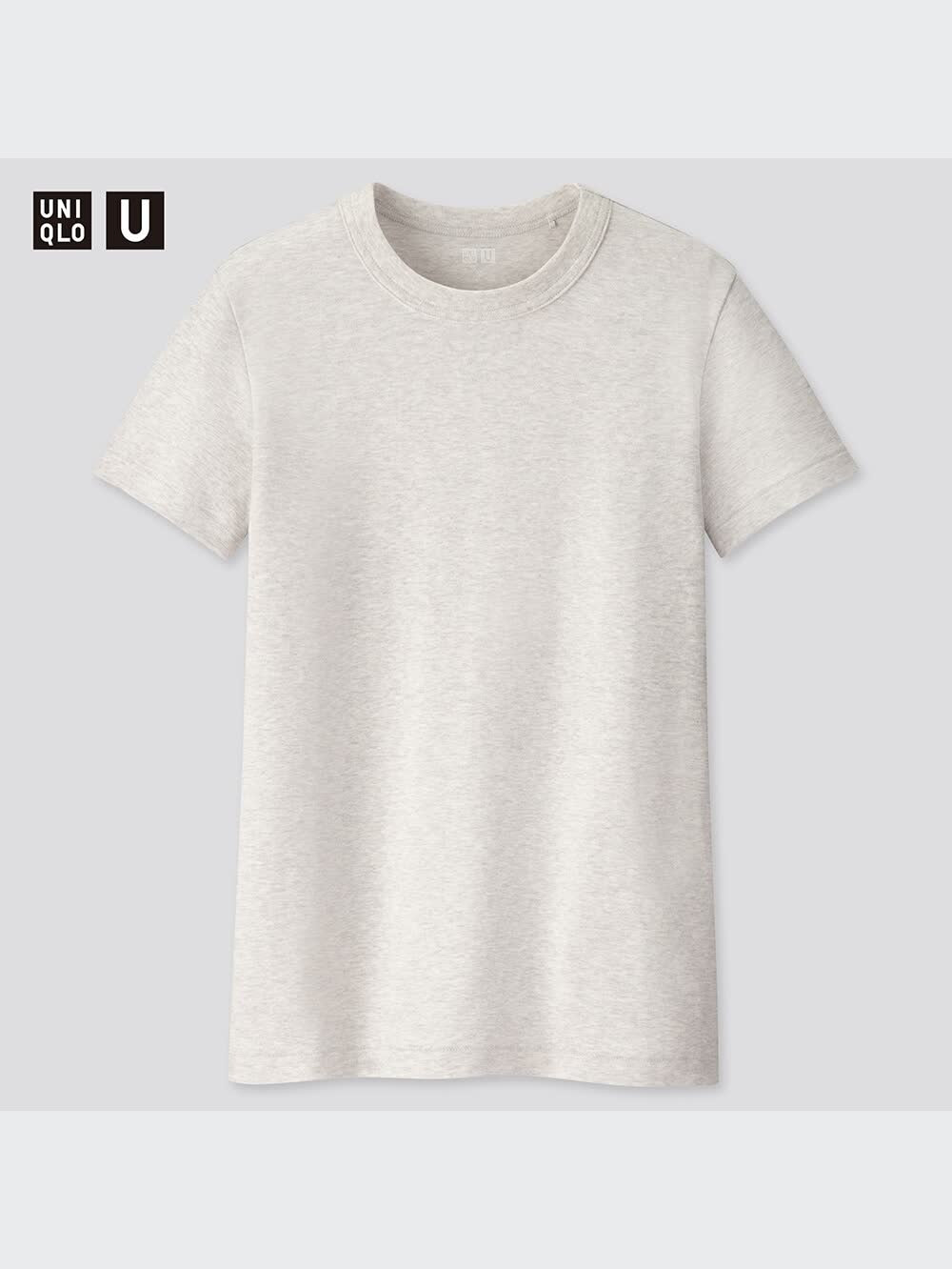 Crew Neck Short Sleeve T-Shirt - WHITE