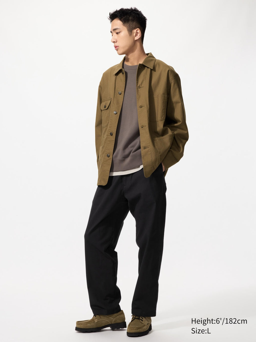 Stretch Easy Ankle Pants - DARK GRAY