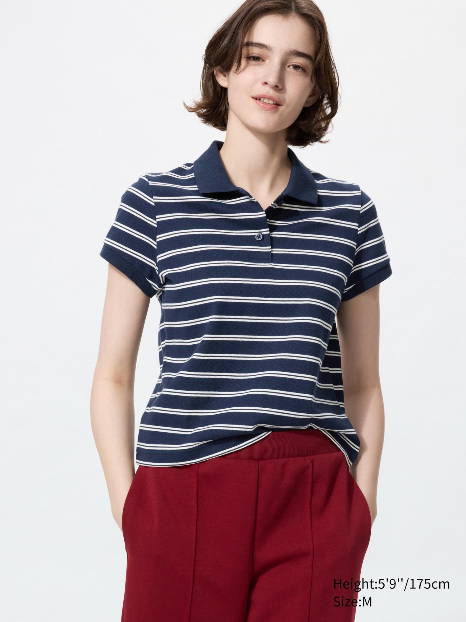 Pique Mini Polo Shirt - OFF WHITE