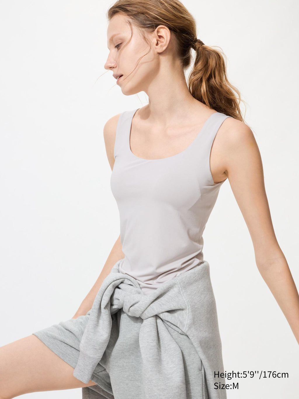 AIRism Bra Sleeveless Top - WHITE