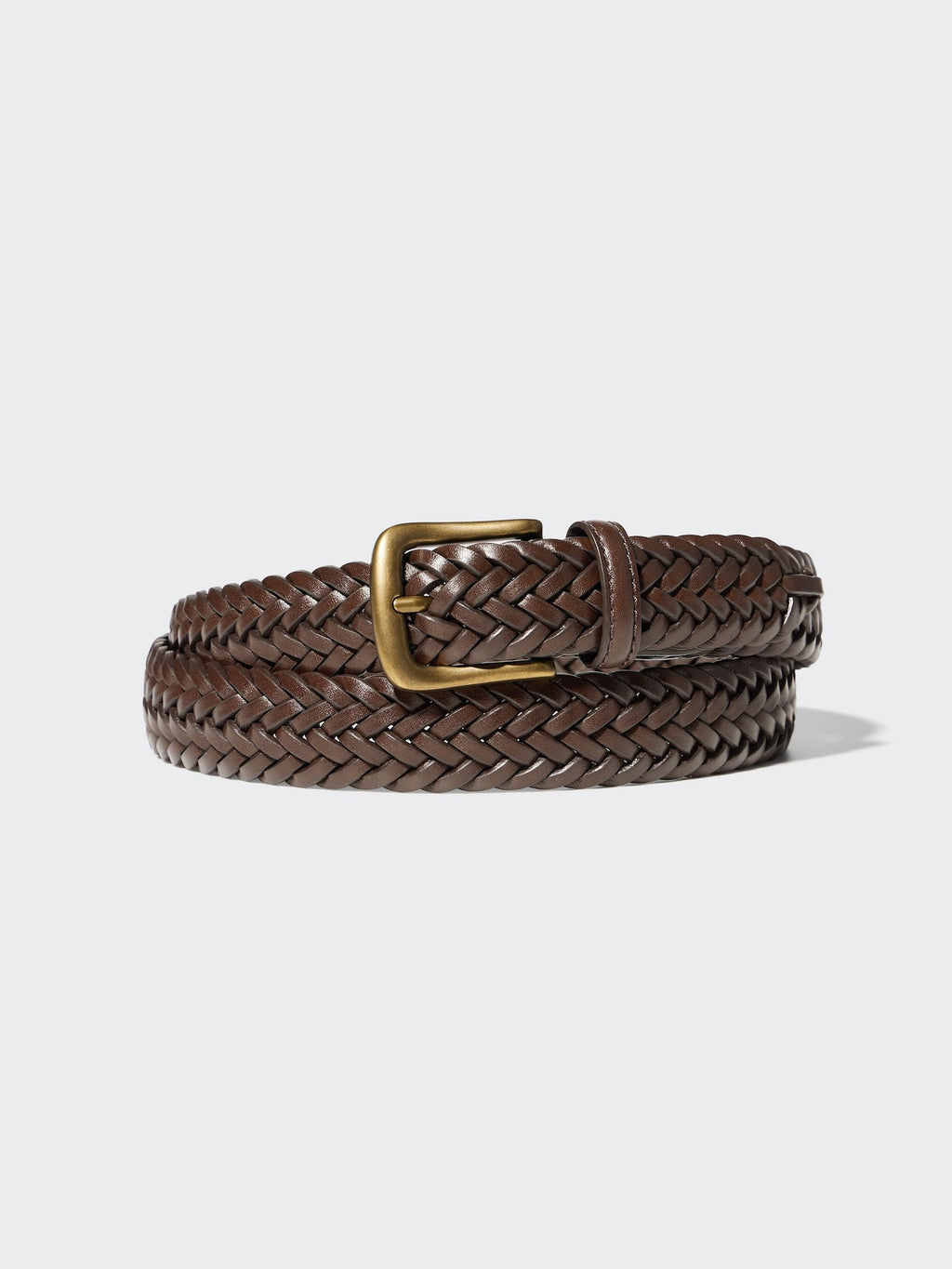Leather Mesh Belt - BLACK