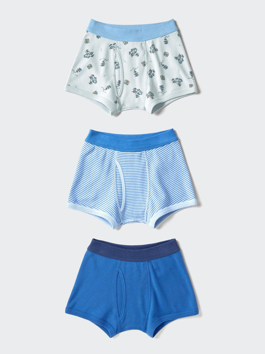 BOYS Boxer Briefs 3 Pairs - GREEN