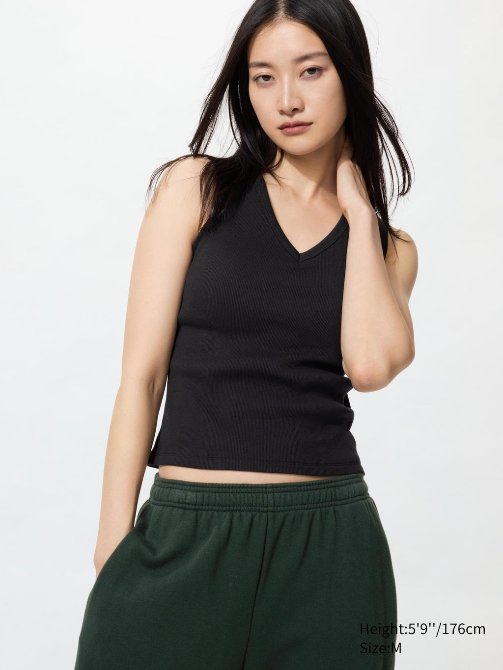V Neck Bra Top - WHITE