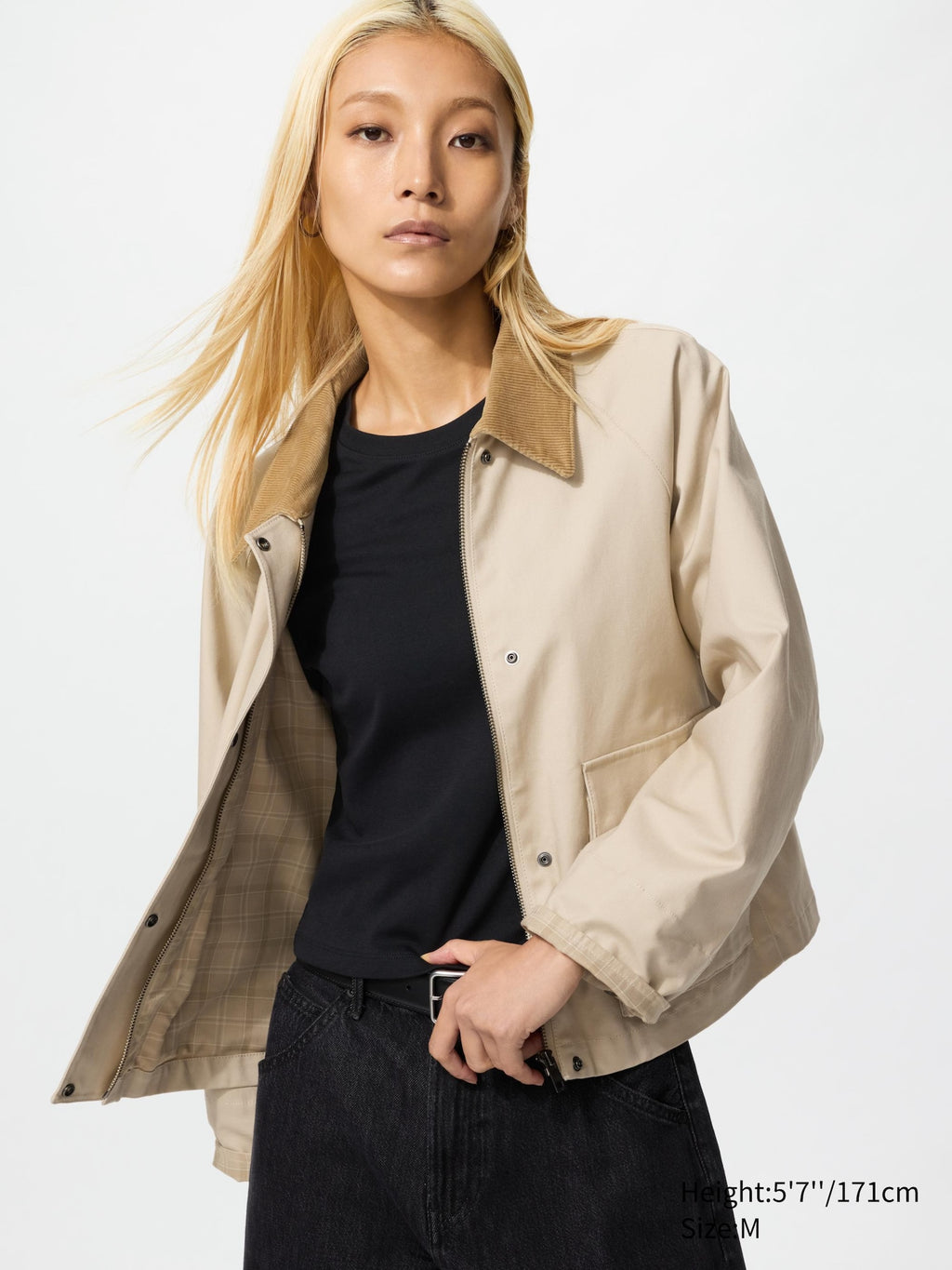 Utility Short Jacket - BEIGE