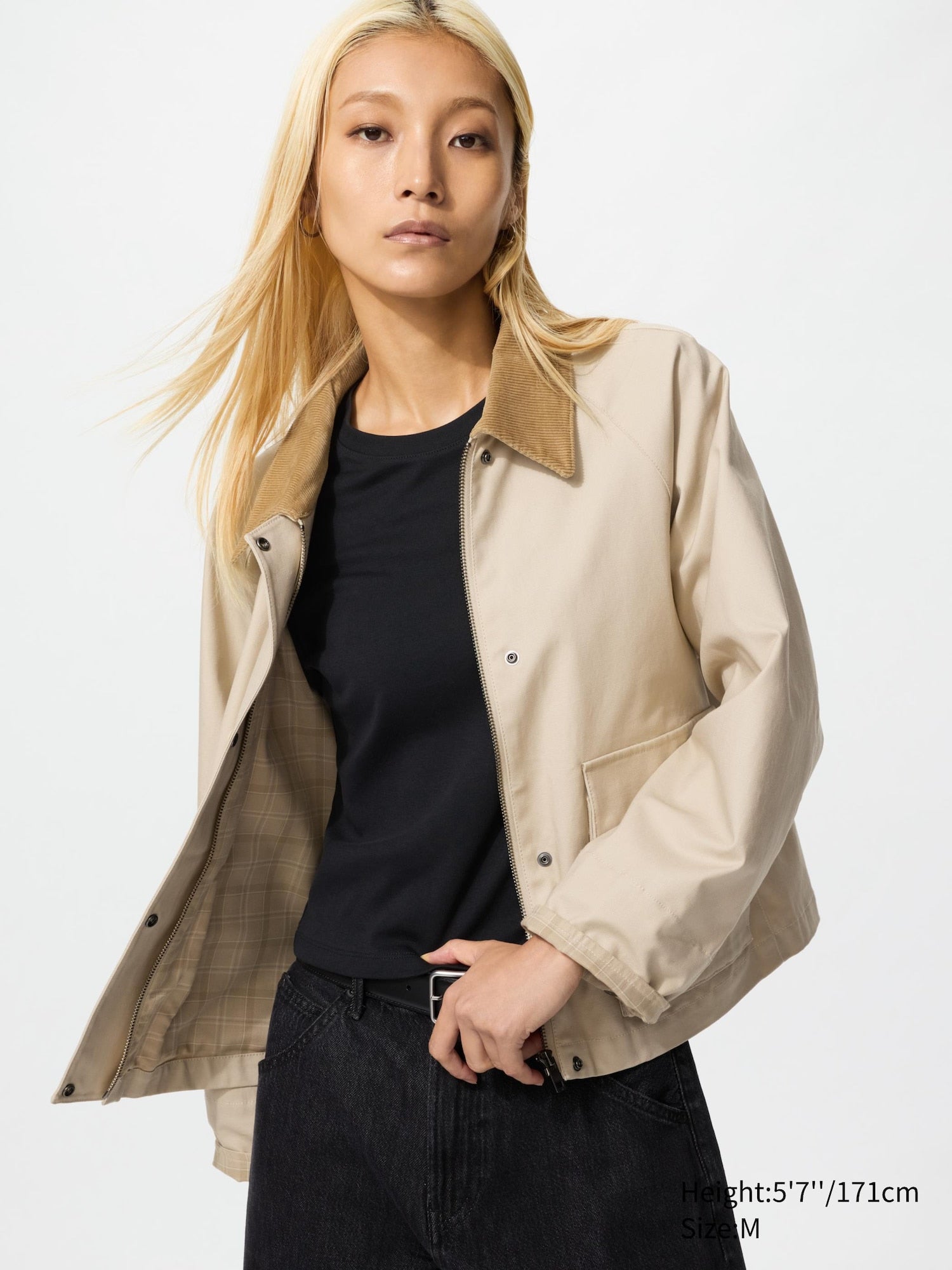 Utility Short Jacket - BEIGE