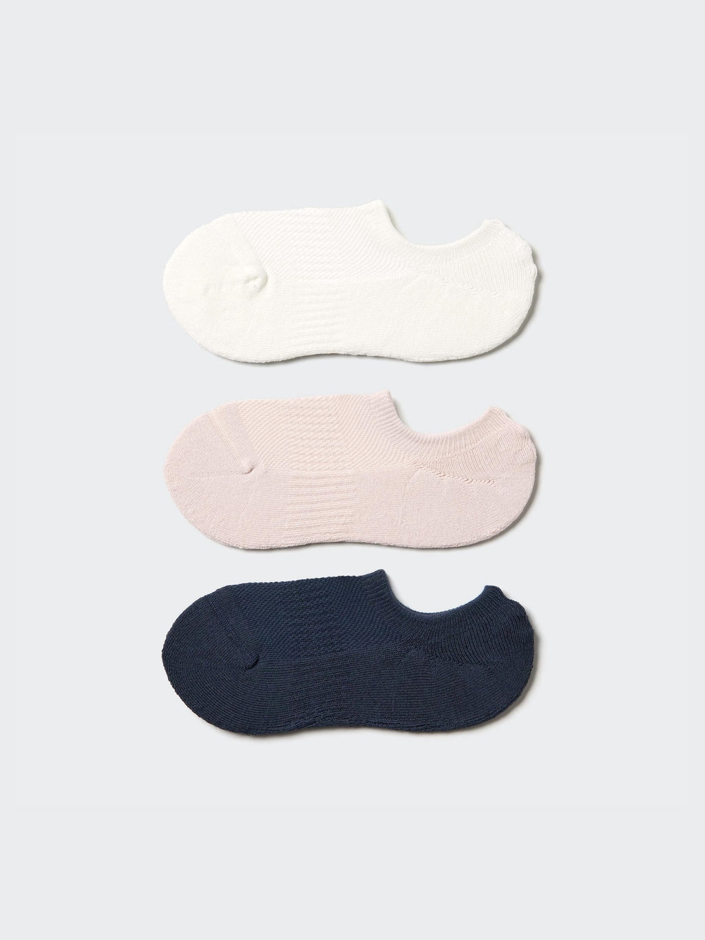 Footsies 3 Pairs (Sports) - BLACK