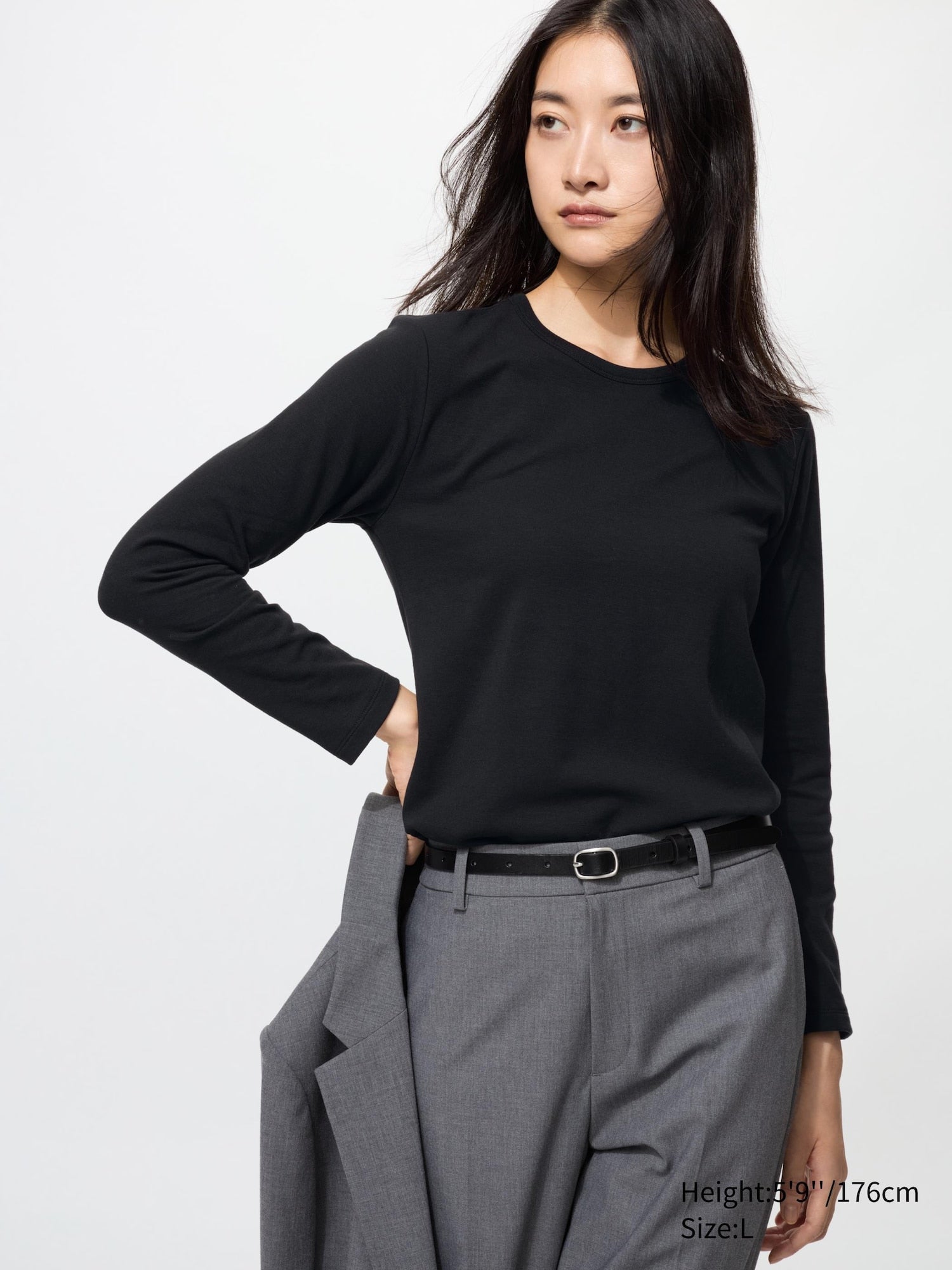 HEATTECH Cotton Crew Neck T-Shirt Extra Warm - image 2