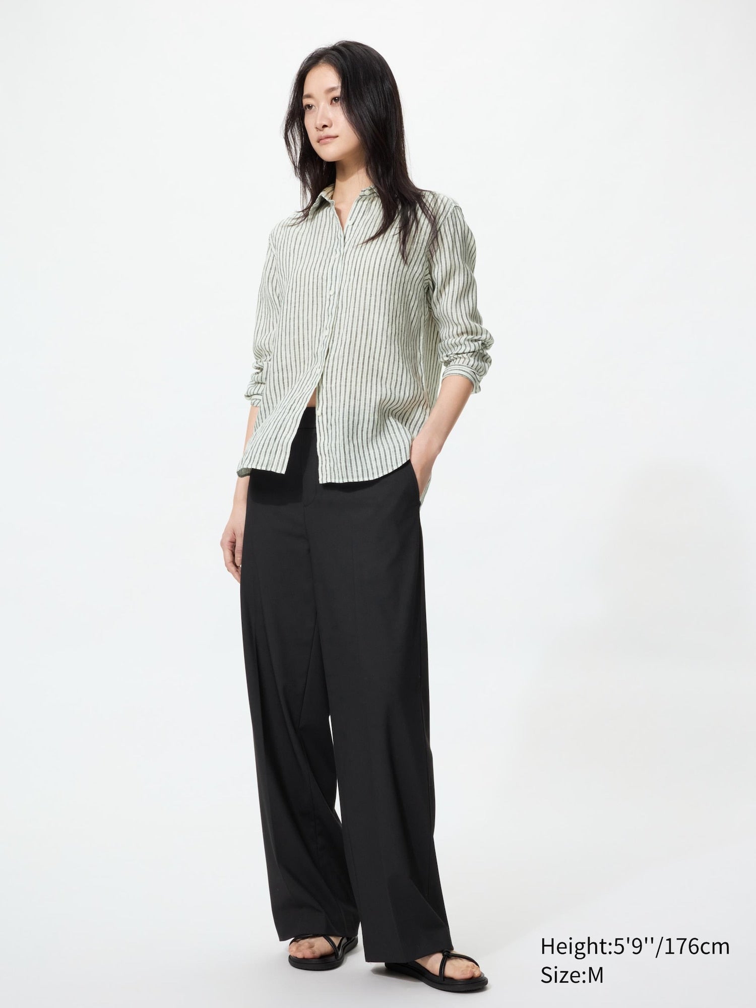 Smart Wide Pants (Longer Length) - GRAY