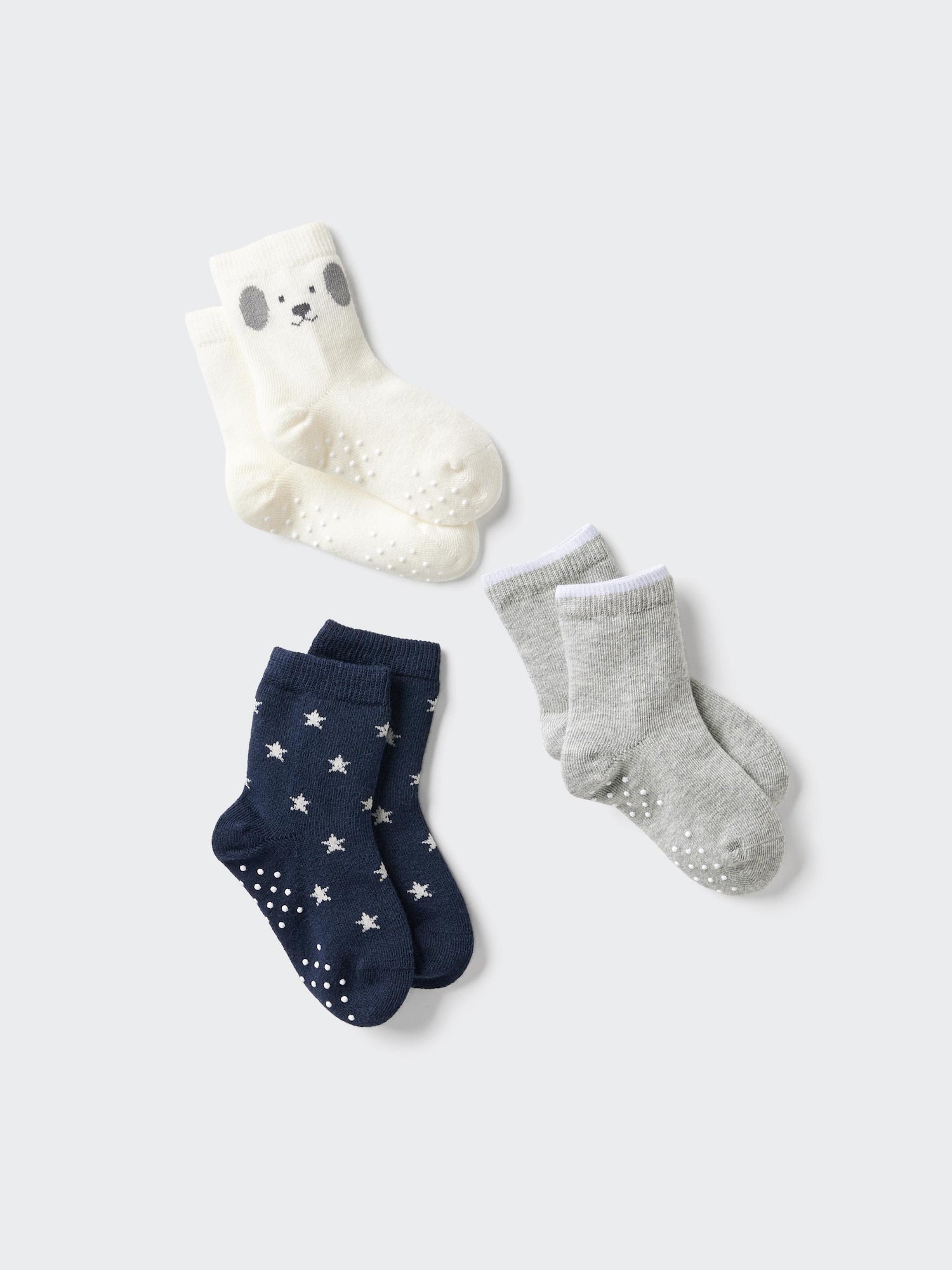 Socks 3 Pairs - OFF WHITE