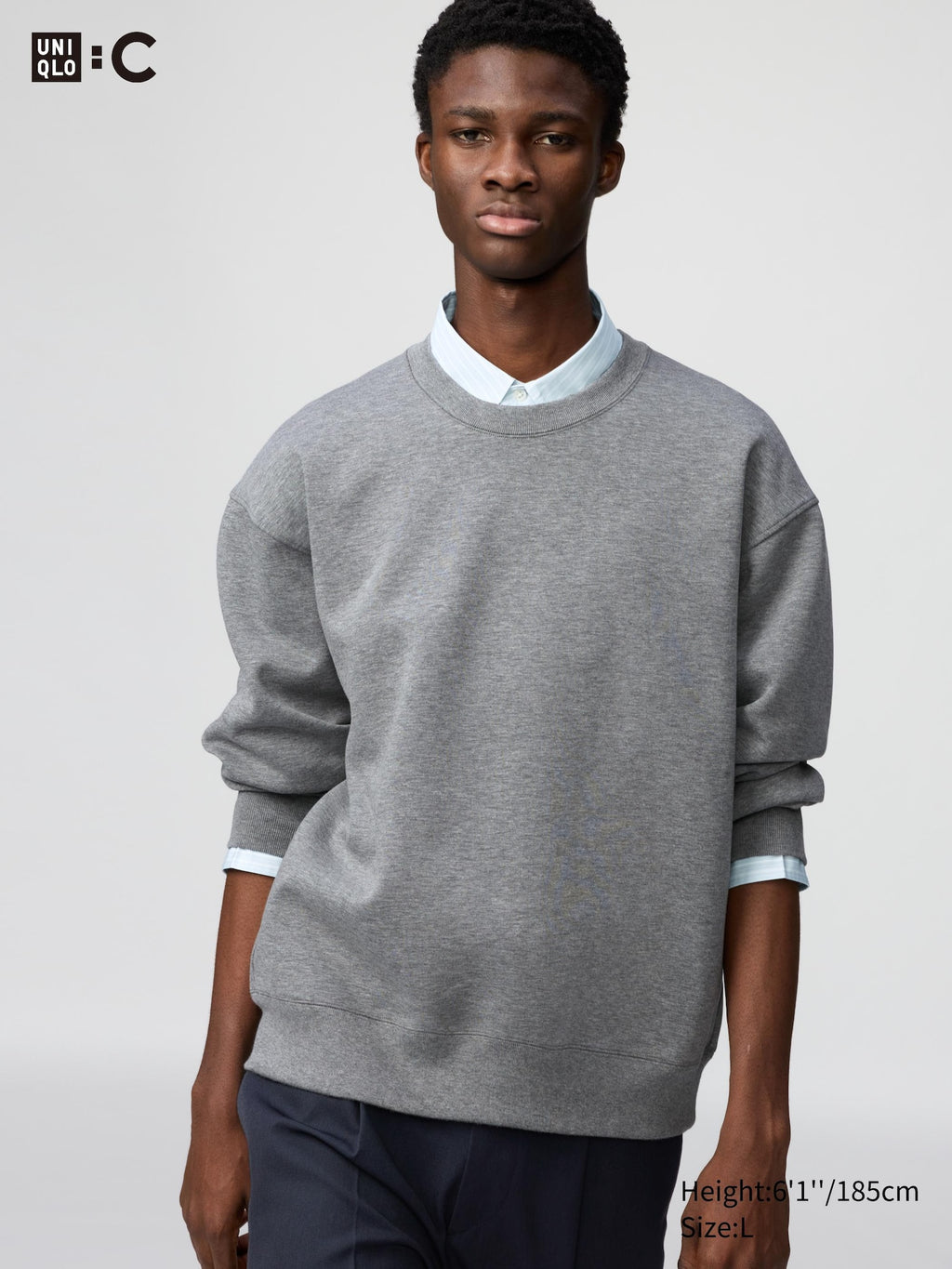 Oversized Sweatshirt - GRAY