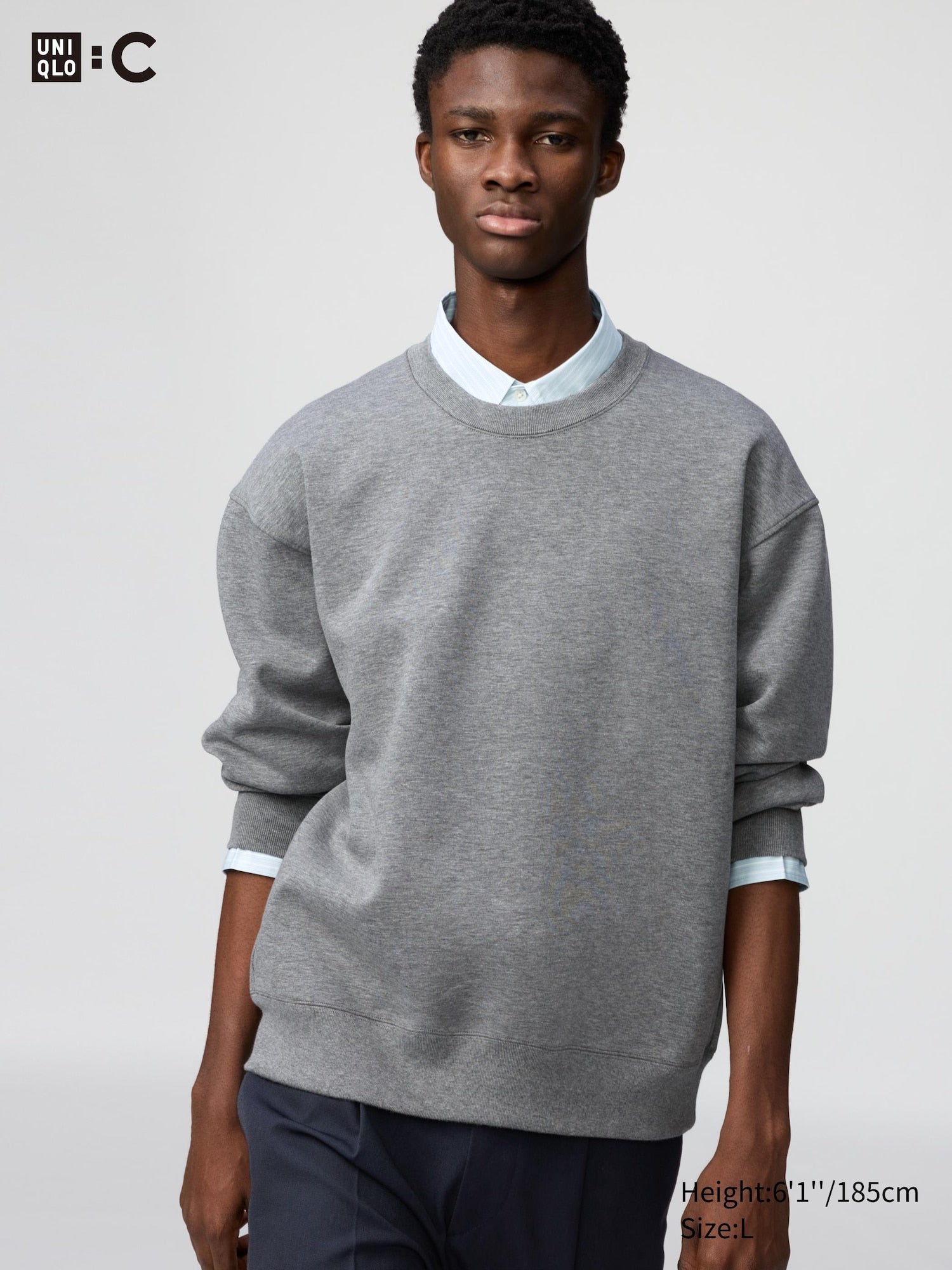 Oversized Sweatshirt - GRAY