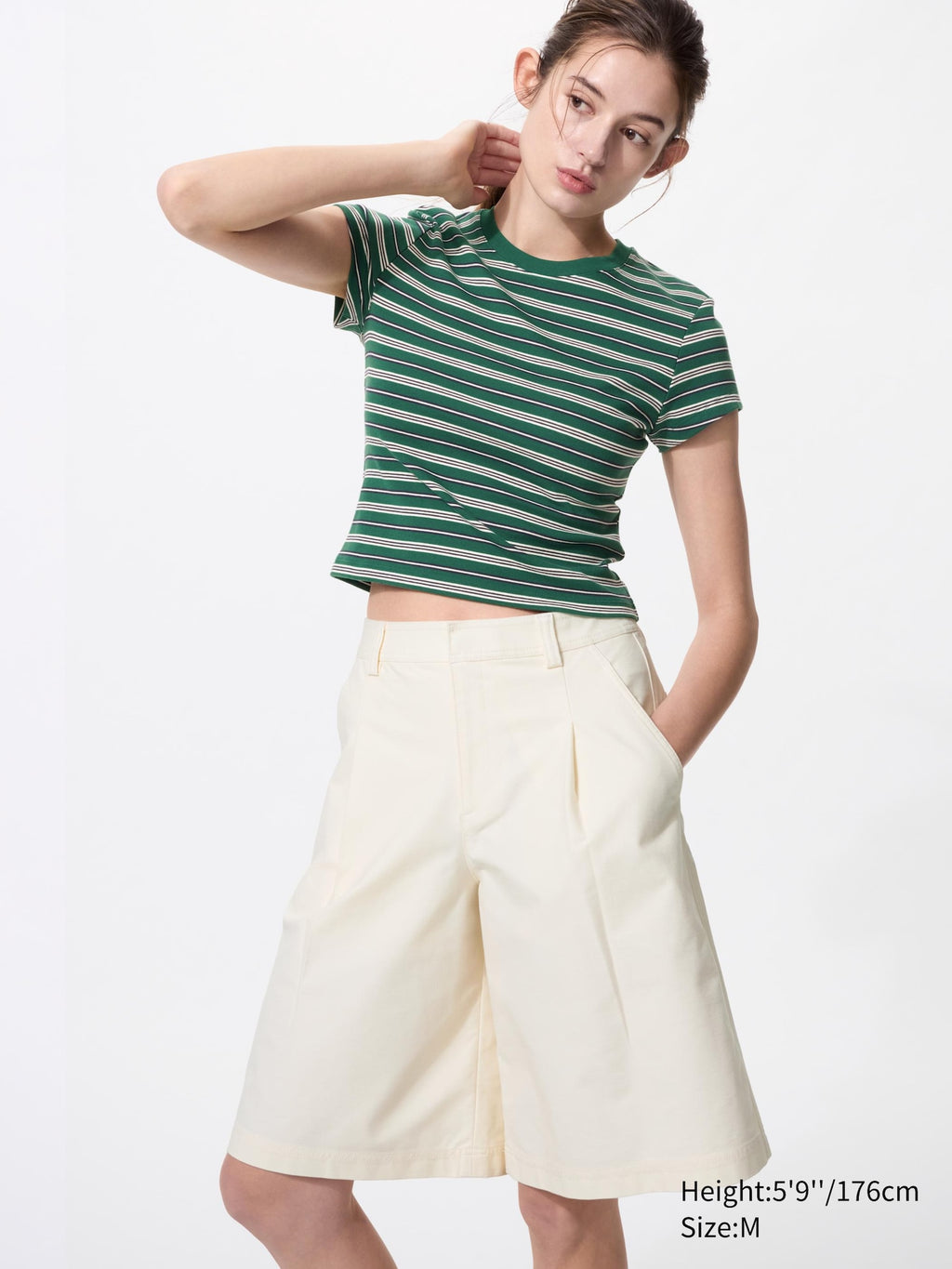 Mini Short Sleeve T-Shirt Striped - RED